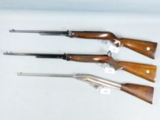 A GEM AIR RIFLE, IN .25 CALIBRE, TWO-STAGE BARREL MARKED GEM AND PATENT