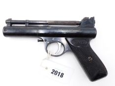 A WEBLEY MARK I AIR PISTOL, IN .177 CALIBRE, SERIAL NO 1228