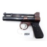 THE WEBLEY JUNIOR .177 AIR PISTOL, SERIAL NO 1425