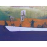 PETER DOIG (B.1959) (ARR), THE CANOE, AQUATINT, SIGNED AND NUMBERED 32/500, 59.5 X 75CM.