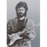 RONNIE WOOD (B.1947) (ARR), ERIC CLAPTON II, INCRIBED "TO ART + ANGIE, LOVE RONNIE '88, SCREENPRINT,