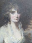 MANNER OF GAINSBOROUGH, PORTRAIT OF A LADY, OIL ON CANVAS, 35.5 X 29.5CM.