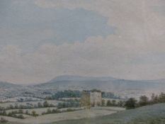 ENGLISH SCHOOL (EARLY 19TH CENTURY), ON THE ROAD FROM RICHMOND TO DARLINGTON, WATERCOLOUR OVER