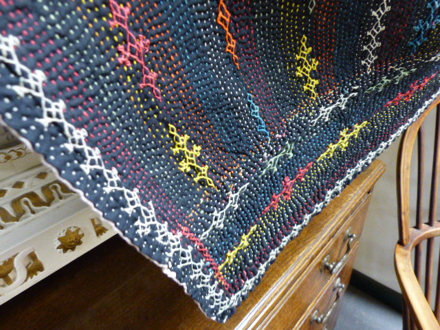 TWO GUNDRA RALLI SHAWLS, FINE STITCH VINTAGE - Image 5 of 15