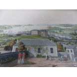 MAJOR TAYLOR'S PANORAMA OF SYDNEY 1823, THREE PANORAMIC VIEWS OF PORT JACKSON IN NEW SOUTH WALES,