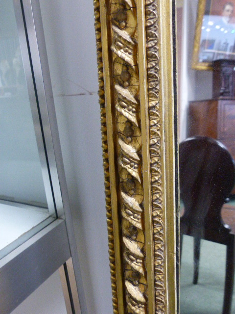 A LARGE VICTORIAN GILT FRAMED OVERMANTLE MIRROR. APPROX 135CMS WIDE X 160CMS HIGH. - Image 8 of 21