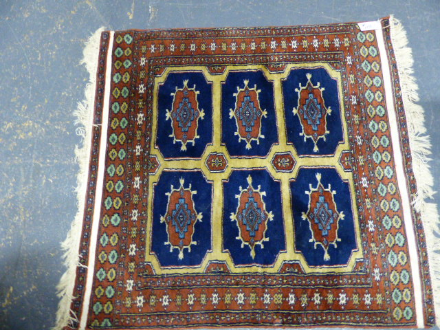 SIX PERSIAN AND OTHER ORIENTAL TRIBAL RUGS. (6) - Image 7 of 7