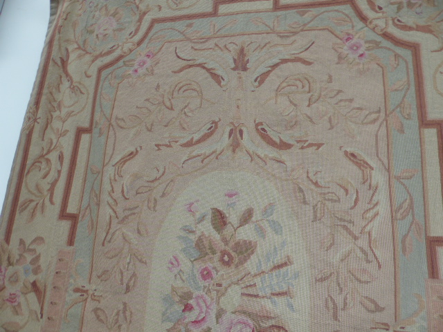 A NEEDLEPOINT RUG OF FRENCH DESIGN. 286X170CMS - Image 2 of 7