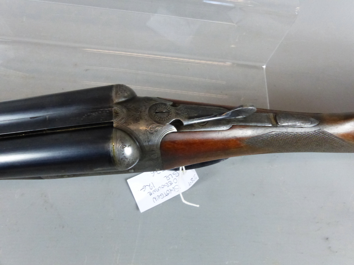 SHOTGUN. OSBOURNE 12G. BOX LOCK EJECTOR SERIAL NUMBER 80276 (ST.NO.3289). - Image 5 of 17