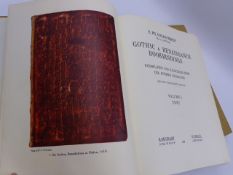 E.PH.GOLDSCHMIDT, GOTHIC AND RENNAISSANCE BOOKBINDING, LIMITED REPRINT, 1928 EDITION. 2 VOLS.