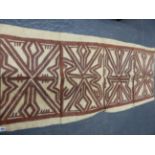 A TAPA CLOTH, POSSIBLY TONGAN.