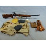 RIFLE, BSA INTERNATIONAL TARGET, MARTINI ACTION SINGLE SHOT .22lr, SERIAL NUMBER 044867 (ST NO.