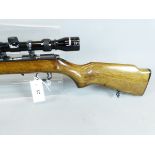 RIFLE. CBC MODEL 122. .22 BOLT ACTION. SERIAL NUMBER 174046. (ST.NO.3273) COMPLETE WITH TASCO