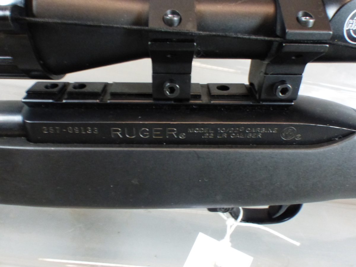 RIFLE. RUGER MODEL 10/22 .22LR SEMI-AUTOMATIC. SERIAL NUMBER 25709133. (ST.NO.3277). - Image 3 of 15