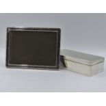 A SILVER REED AND RIBBON 20cms x 15cms, A PHOTOGRAPH FRAME DATED 1992 SHEFFIELD TOGETHER WITH A