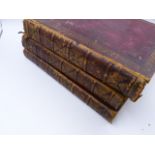 JEAN GASPARD LAVATER, ESSAT SUR LA PHYSIGNOMONIE, THE HAVRE, 1783, 3 VOLS, FULL RED LEATHER.