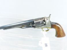 PISTOL. FAC REQUIRED. A CENTENNIAL NEW MODEL ARMY.44 PERCUSSION REVOLVER. SERIAL NUMBER 3099. (ST.