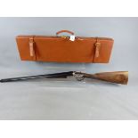 SHOTGUN. GUNMARK ROYALE, SIDELOCK EJECTOR 12G. COMPLETE WITH LEATHER CARRY CASE. SERIAL NUMBER 16111