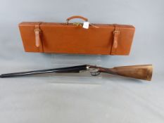 SHOTGUN. GUNMARK ROYALE, SIDELOCK EJECTOR 12G. COMPLETE WITH LEATHER CARRY CASE. SERIAL NUMBER 16111