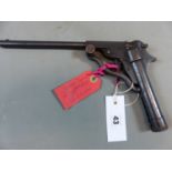 AIR PISTOL. A LINCOLN JEFFERIES .177 "LINCOLN" AIRPISTOL SERIAL NUMBER 178 ( NO CERTIFICATE