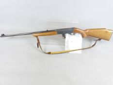 RIFLE. ANSCHUTZ .22 SEMI-AUTOMATIC. SERIAL NUMBER 136796 (ST.NO.3294).