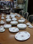 A MINTON MARLOW PATTERN DINNER TEA AND COFFEE SERVICE FOR EIGHT