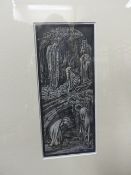 TWO PRINTS, ONE AFTER EDWARD COLEY BURNE JONES (1833-1898) THE NATIVITY AND THE OTHER AFTER DANTE