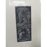 TWO PRINTS, ONE AFTER EDWARD COLEY BURNE JONES (1833-1898) THE NATIVITY AND THE OTHER AFTER DANTE