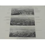 MAJOR TAYLOR'S PANORAMA OF SYDNEY 1823, THREE PANORAMIC VIEWS OF PORT JACKSON IN NEW SOUTH WALES,