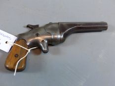 AN INTERESTING CONNECTICUT ARMS & MANF. Co. NAUBUC CONN. PATENT .44 RIMFIRE PISTOL "HAMMOND BULLDOG"