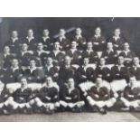 A GOOD VINTAGE PHOTOGRAPH DEPICTING THE BRITISH RUGBY FOOTBALL TEAM 1930. NEW ZEALAND TOUR. BY CROWN