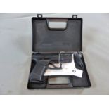 AIRPISTOL, A WALTHER MODEL CP99 .177 GAS POWERED PISTOL WITH ORIGINAL BOX AND INSTRUCTIONS