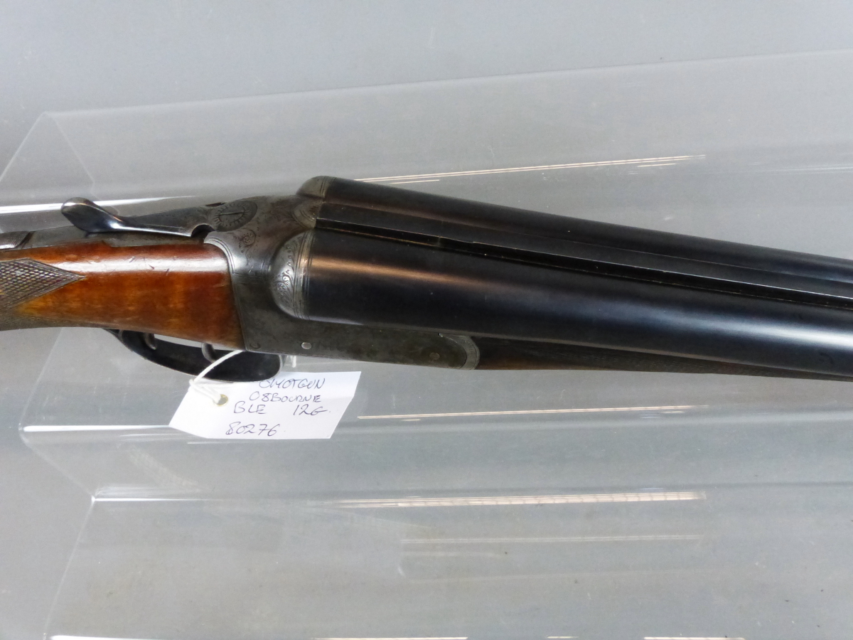 SHOTGUN. OSBOURNE 12G. BOX LOCK EJECTOR SERIAL NUMBER 80276 (ST.NO.3289). - Image 10 of 17