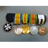 A GROUP OF 1ST AND 2ND WAR MEDALS TO PTE. V.R. SPEAKE G. GUARDS TO INCLUDE ORDER OF ST JOHN, A FIRST