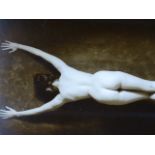 R.J.S. MCBEAN AND J. CHOW. TWO PAIRS OF FEMALE NUDE PHOTOGRAPHIC STUDIES. 36 x 25cms (4)