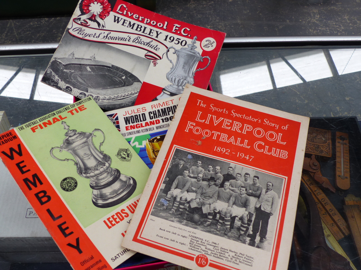 FOOTBALL PROGRAMMES AND SOUVENIRS.