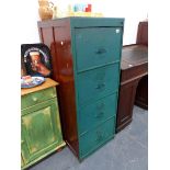 A PAIR OF FILING CABINETS.