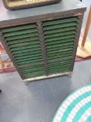 VINTAGE STEEL FILE DRAWERS.