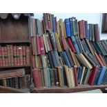 A QTY OF VARIOUS BOOKS AND BINDINGS.