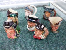 VARIOUS MINIATURE DOULTON TOBYS.