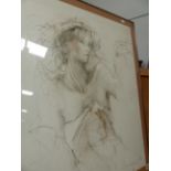 20th.C.SCHOOL, A SIGNED LIMITED EDITION PRINT OF SALOME.