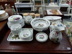 A QTY OF PORTMEIRION DINNERWARES,ETC.