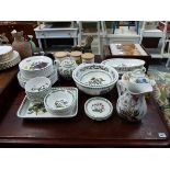 A QTY OF PORTMEIRION DINNERWARES,ETC.