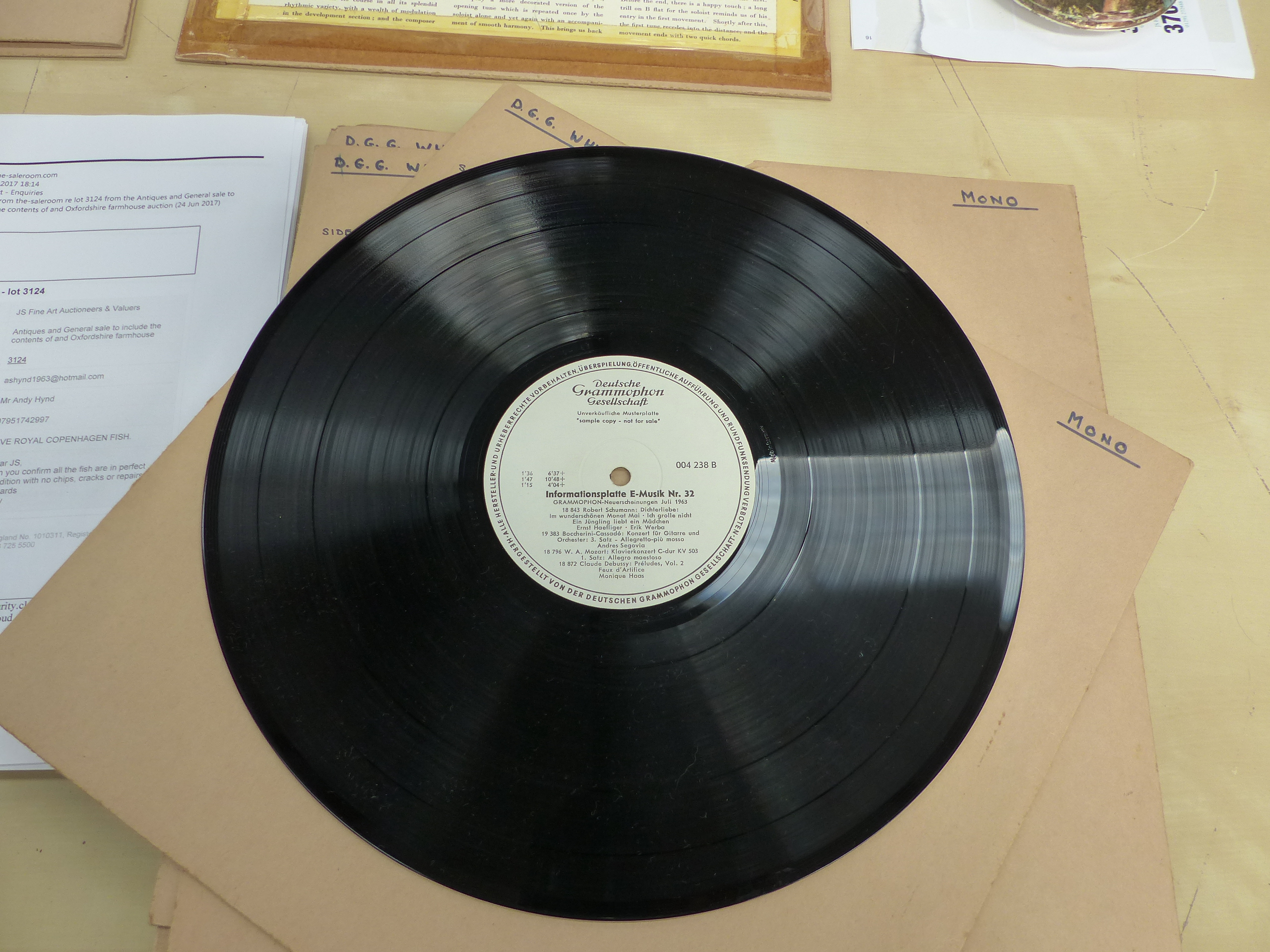 A COLLECTION OF WHITE LABEL CLASSICAL RECORDS,ETC. - Image 9 of 19