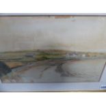 TWO EARLY 20th.C.SEASCAPES, BOTH SIGNED WATERCOLOURS.