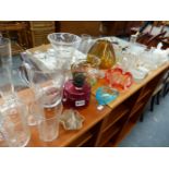 A QTY OF GLASSWARE,ETC.