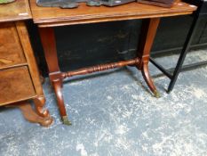 A REGENCY ARTIST'S TABLE FOR RESTORATION.