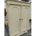 A CONTINENTAL PAINTED PINE CABINET.