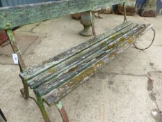 A GARDEN BENCH.