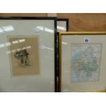 A COLLECTION OF 19th.C.AND LATER PRINTS AND PICTURES.